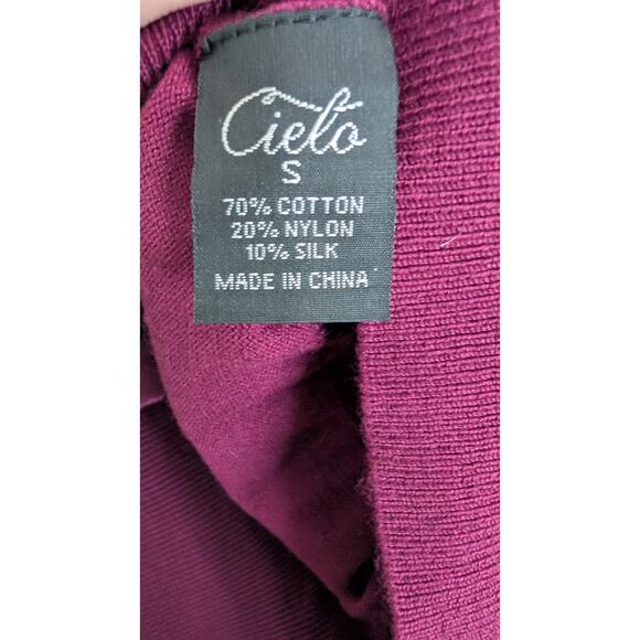 Cielo Womens Button Front Cardigan Sz Small Cottagecore Cozy Classic Layer - Picture 5 of 7